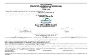 Bar Harbor Bankshares