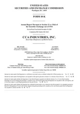CCA Industries Inc.