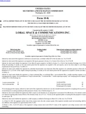 Loral Space & Communications, Inc.