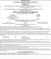 Sixth Street Specialty Lending, Inc. Sixth Street Specialty Lending, Inc.