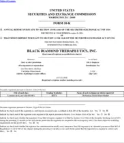 Black Diamond Therapeutics, Inc.