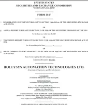 Hollysys Automation Technologies, Ltd.