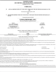 Gossamer Bio, Inc.
