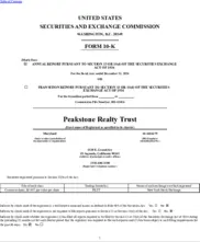 Peakstone Realty Trust