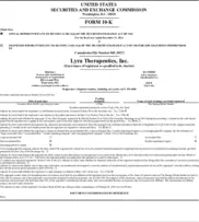 Lyra Therapeutics, Inc.