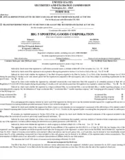 Big 5 Sporting Goods Corporation