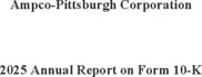 Ampco-Pittsburgh Corporation