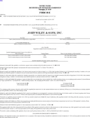 John Wiley & Sons Inc. John Wiley & Sons Inc.