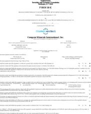 Compass Minerals International Inc.