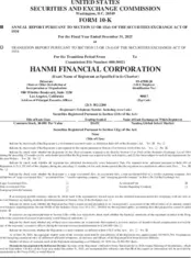 Hanmi Financial Corporation