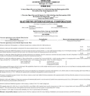 Matthews International Corporation