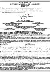 U.S. Energy Corp.
