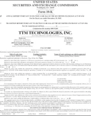 TTM Technologies, Inc. TTM Technologies, Inc.