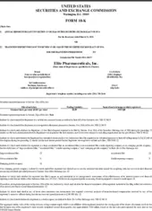 Elite Pharmaceuticals Inc.