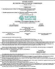Natures Sunshine Products