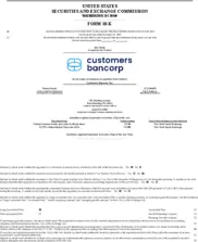 Customers Bancorp Inc