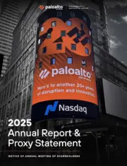 Palo Alto Networks Inc Palo Alto Networks Inc