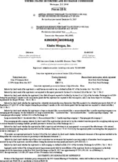 Kinder Morgan Kinder Morgan