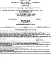Vince Holdings