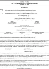 CVD Equipment Corporation CVD Equipment Corporation