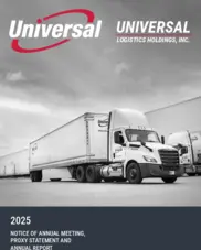 Universal Logistics Holdings, Inc.