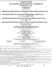 Navigator Holdings Navigator Holdings
