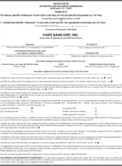Hope Bancorp, Inc.