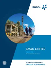 Sasol Limited Sasol Limited
