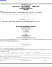KNOT Offshore Partners LP