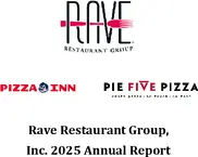 Rave Restaurant Group, Inc.