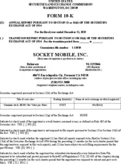 Socket Mobile, Inc.