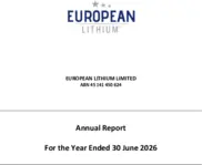 European Lithium Limited