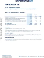 Experience Co Limited