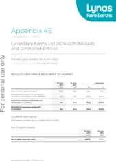 Lynas Rare Earths Limited