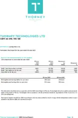 Thorney Technologies Ltd