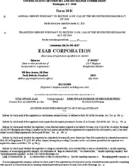 ESAB Corporation