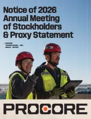 Procore Technologies, Inc.