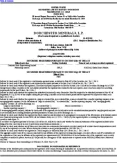 Dorchester Minerals LP