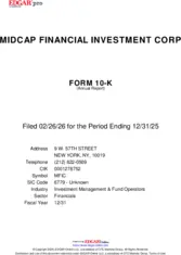 MidCap Financial Investment Corporation