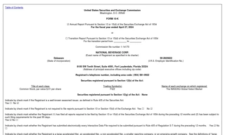 National Beverage Corp.