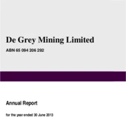 De Grey Mining Limited