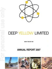 Deep Yellow Limited