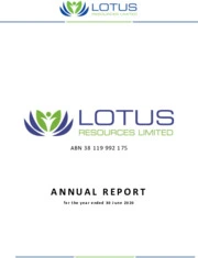 Lotus Resources Limited