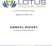 Lotus Resources Limited