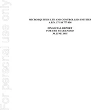 Microequities Asset Management Group Limited