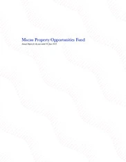 Macau Property Opportunities Fund Limited