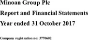 Minoan Group Plc