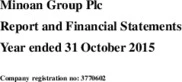Minoan Group Plc