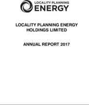 Locality Planning Energy