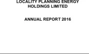 Locality Planning Energy